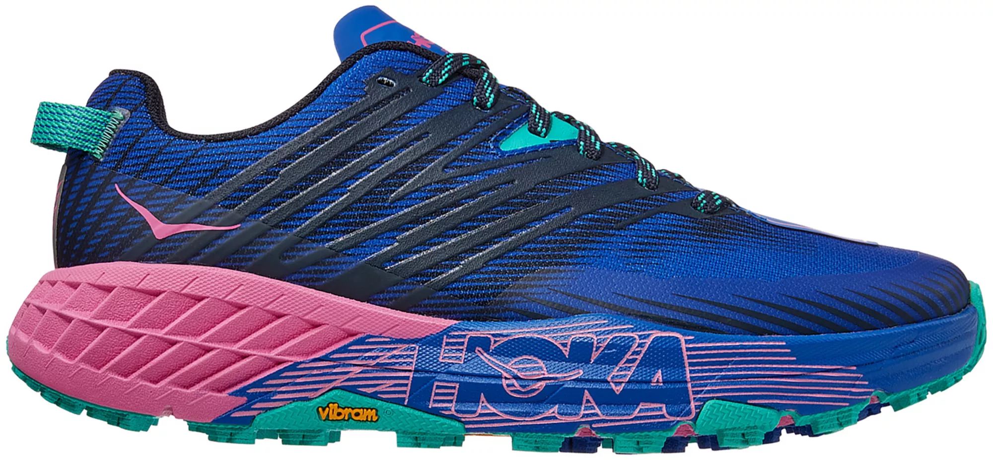 HOKA ONE ONE Women's Speedgoat 4 Trail Running Shoes, Size 8.5, Blue | Dick's Sporting Goods