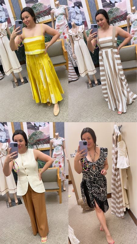 Antonio Melani x MG Style collection available now! 
So many fabulous pieces, spring outfits, summer outfits, gala gown, flattering swimsuits, vacation style 
Size down in swim, pants run true to size, gown and crop to skirt & separates also true to size 


#LTKtravel #LTKSeasonal