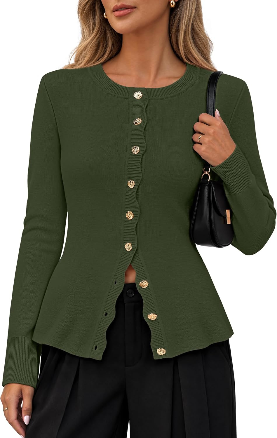 MEROKEETY Women's Long Sleeve Fall Cardigan Sweaters Knit Tops 2026 | Amazon (US)
