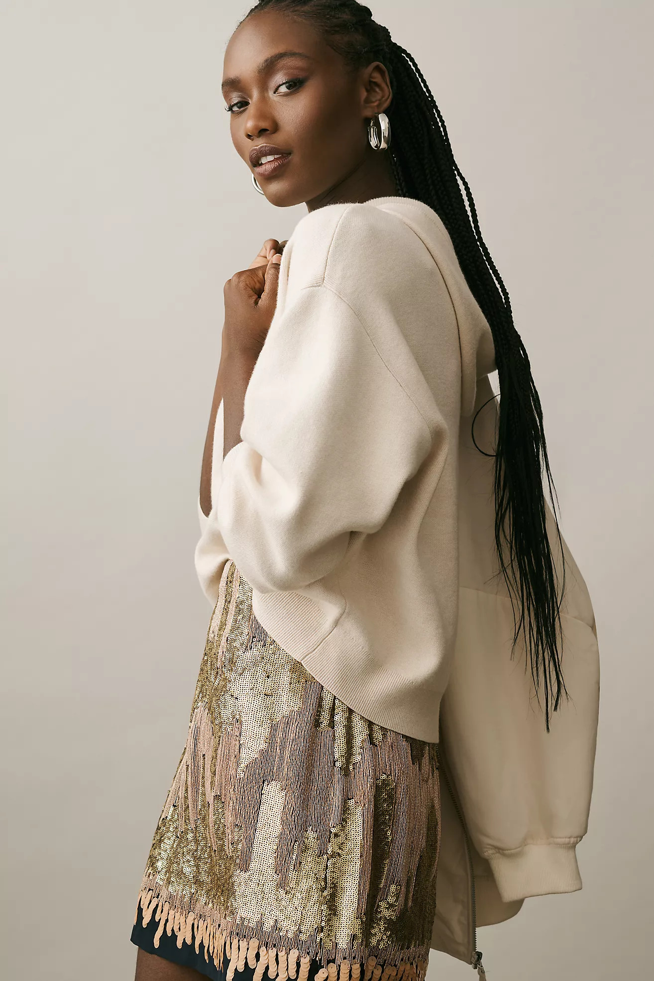 Maeve Chips Hooded Sweater | Anthropologie (US)