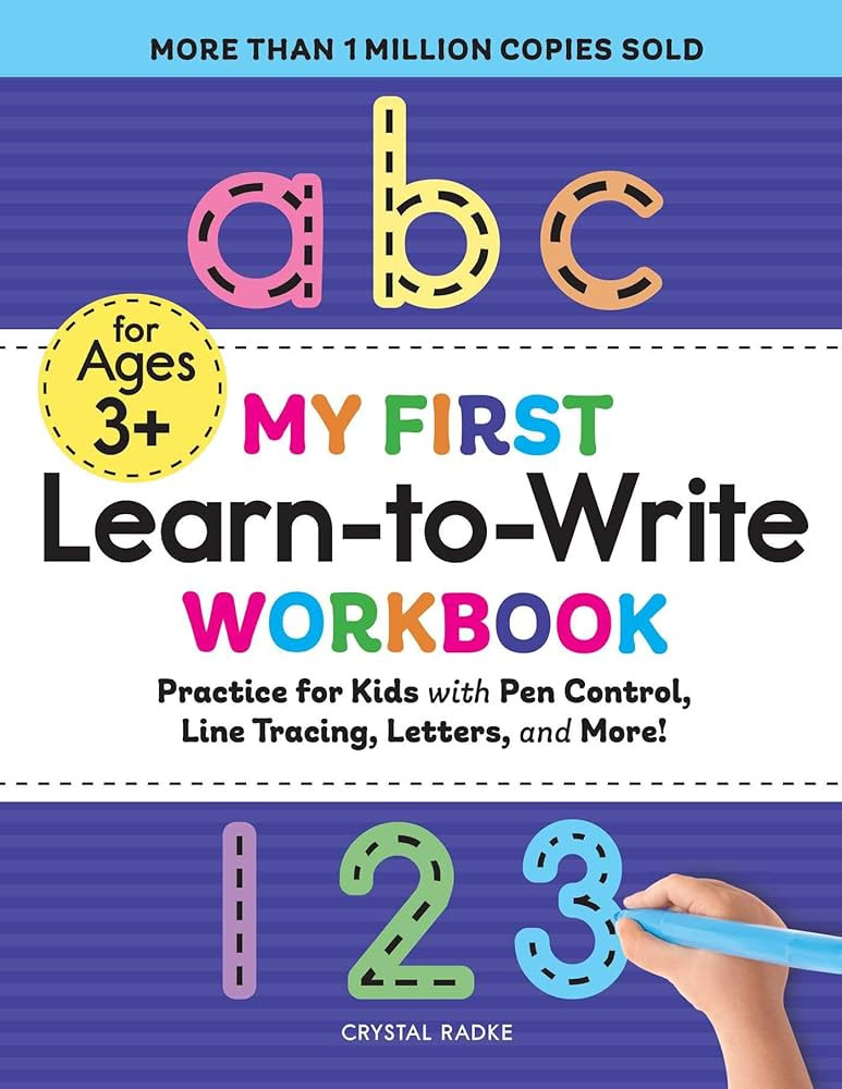 My First Learn-to-Write Workbook: Practice for Kids with Pen Control, Line Tracing, Letters, and ... | Amazon (US)