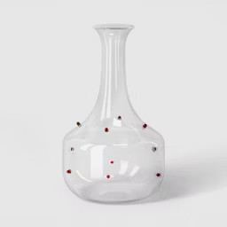 54.1 fl oz Glass Decanter Clear with Red Dots -Threshold™ | Target