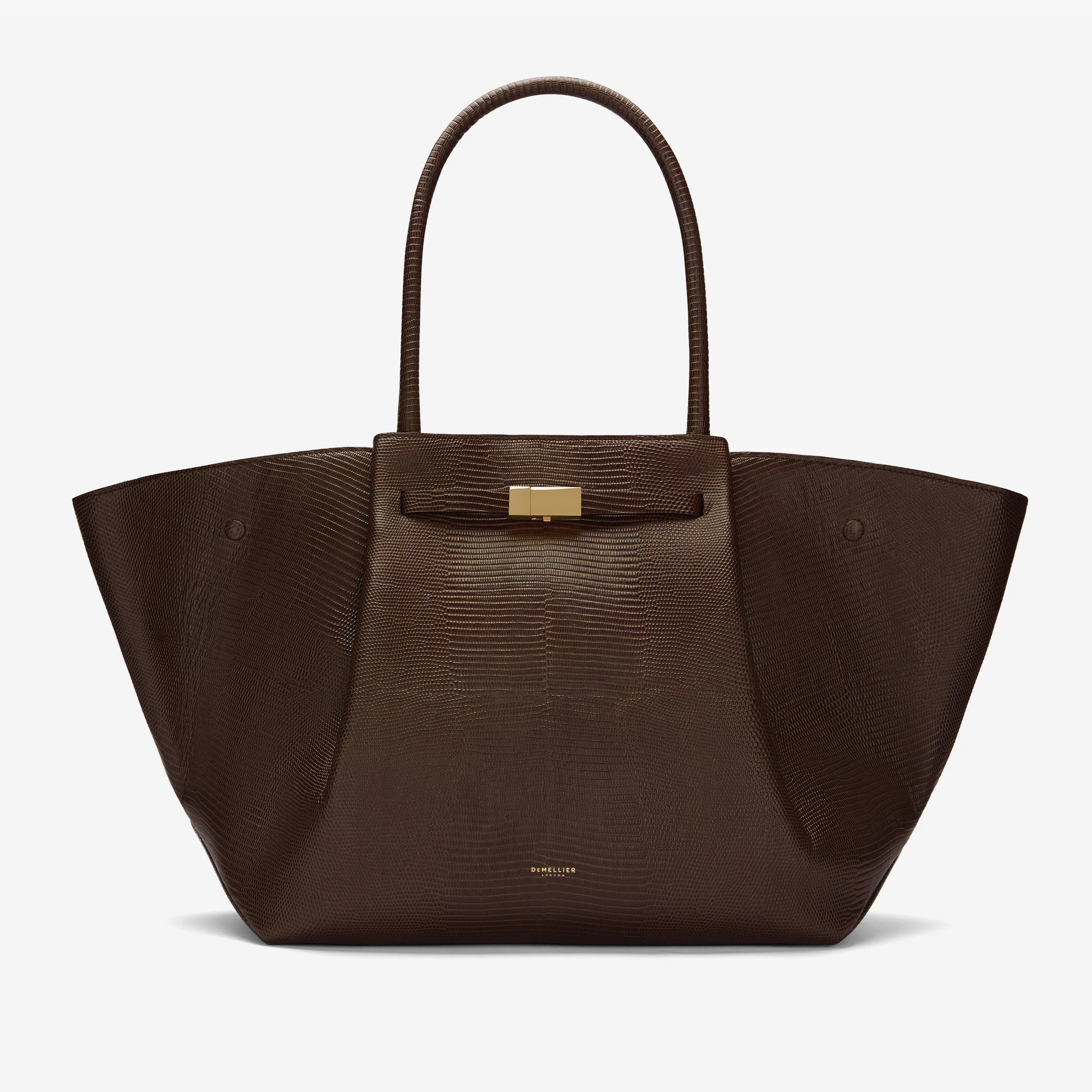 The New York | Espresso Lizard Effect | DeMellier | DeMellier