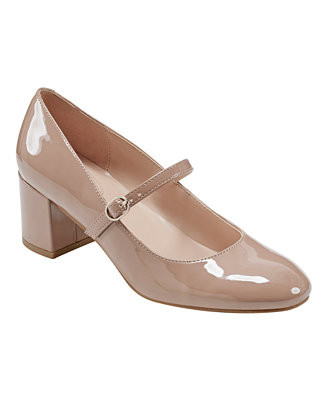 Bandolino Women's Cariann Round Toe Block Heel Mary-Jane Pumps - Macy's | Macy's