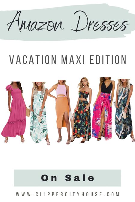 Looking for vacation outfits for Spring break or Summer? Here are some of my favorite Amazon maxi dresses. Tons of options and colors to choose from!

Amazon dresses, Women’s maxi dress, tropical dresses, tropical print maxi dress, palm tree dress, Spring break outfits  

#LTKunder50 #LTKhome #LTKtravel