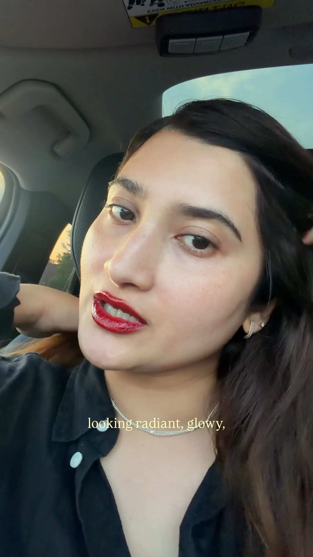 A bold lip makes the skin look more radiant without makeup. 

#LTKselfcare #LTKgrwm #LTKBeauty