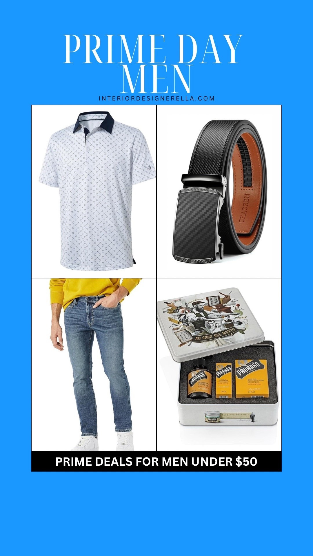 Don’t miss these prime day deals for men all under $50! Scroll to shop! Follow for more! Xo! 

#LTKMens #LTKSaleAlert #LTKFindsUnder50