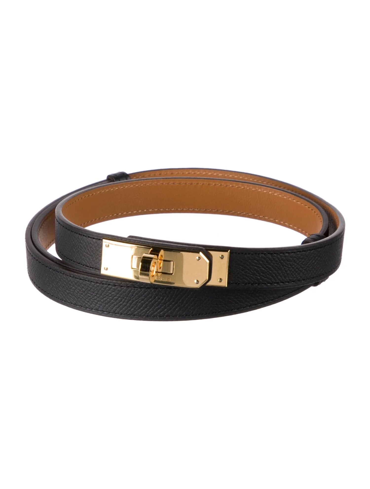 18 mm Epsom Leather Kelly Belt | The RealReal