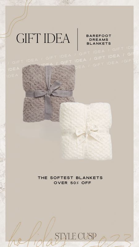 The ultimate cozy Gift Idea:  Barefoot Dreams Blankets & they’re over 50% off!

Barefoot dreams, cozy gift, lounge, throw blanket, favorite gift, blanket on sale, mother in law gift, gift for mom, gift for wife, home decor 

#LTKfindsunder100 #LTKHoliday #LTKhome