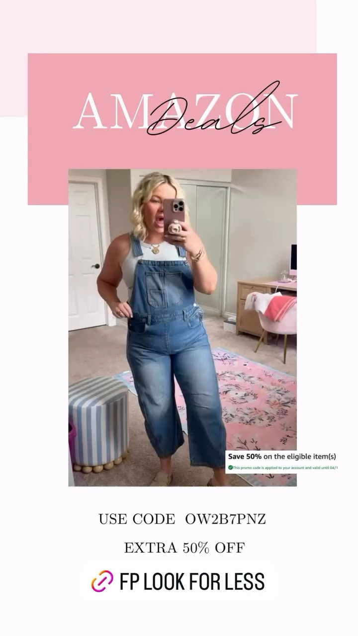 These cute barrel leg overalls are on deal and come in several washes!

#LTKSaleAlert #LTKMidsize