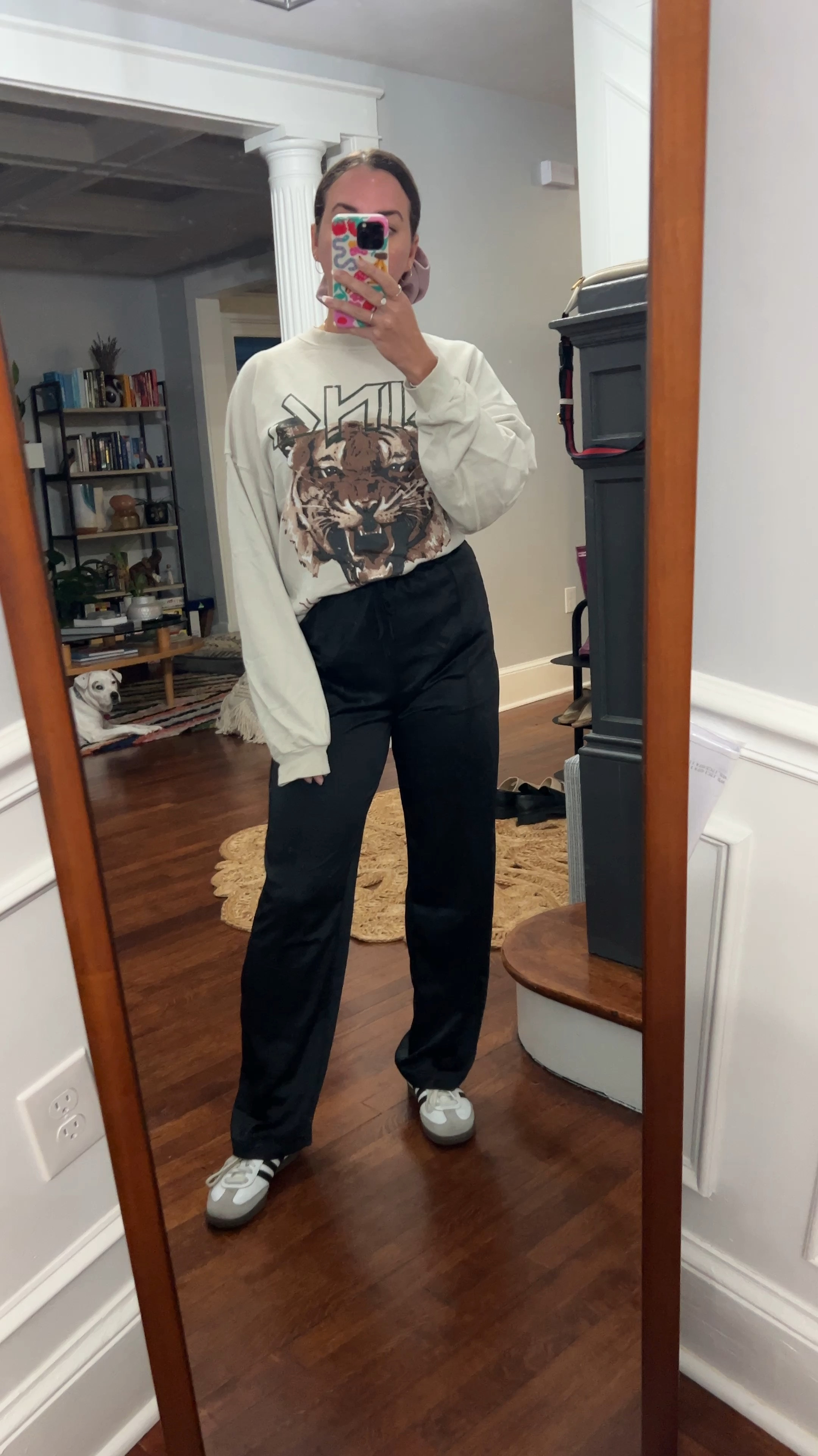 Fall outfit. Errands. Black pull on pants. Anine Bing sweatshirt. Cozy outfit. Madewell pants.

#LTKVideo #LTKSaleAlert #LTKFindsUnder100