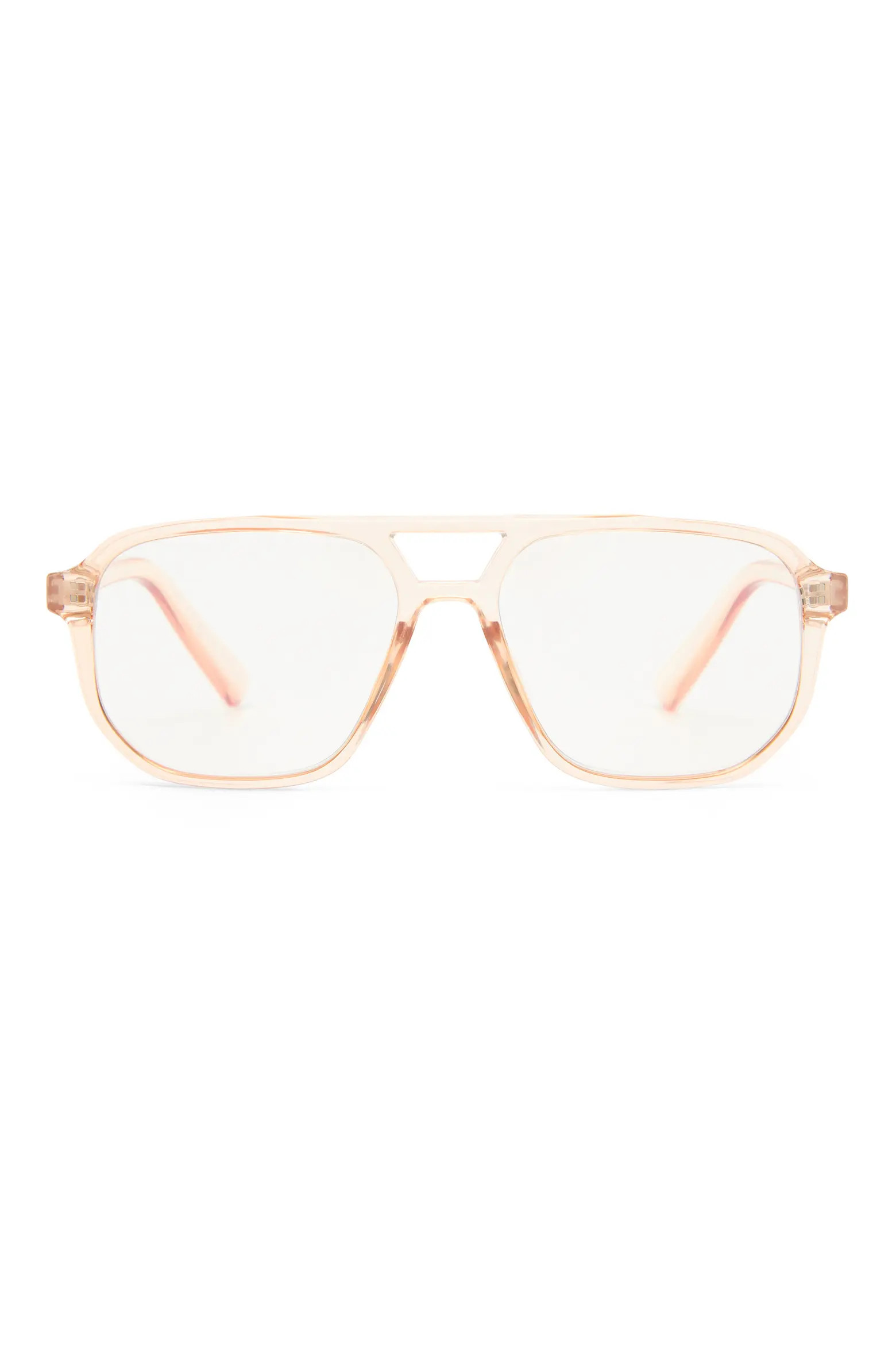 The Atticus 53mm Aviator Blue Light Blocking Reading Glasses | Nordstrom | Nordstrom
