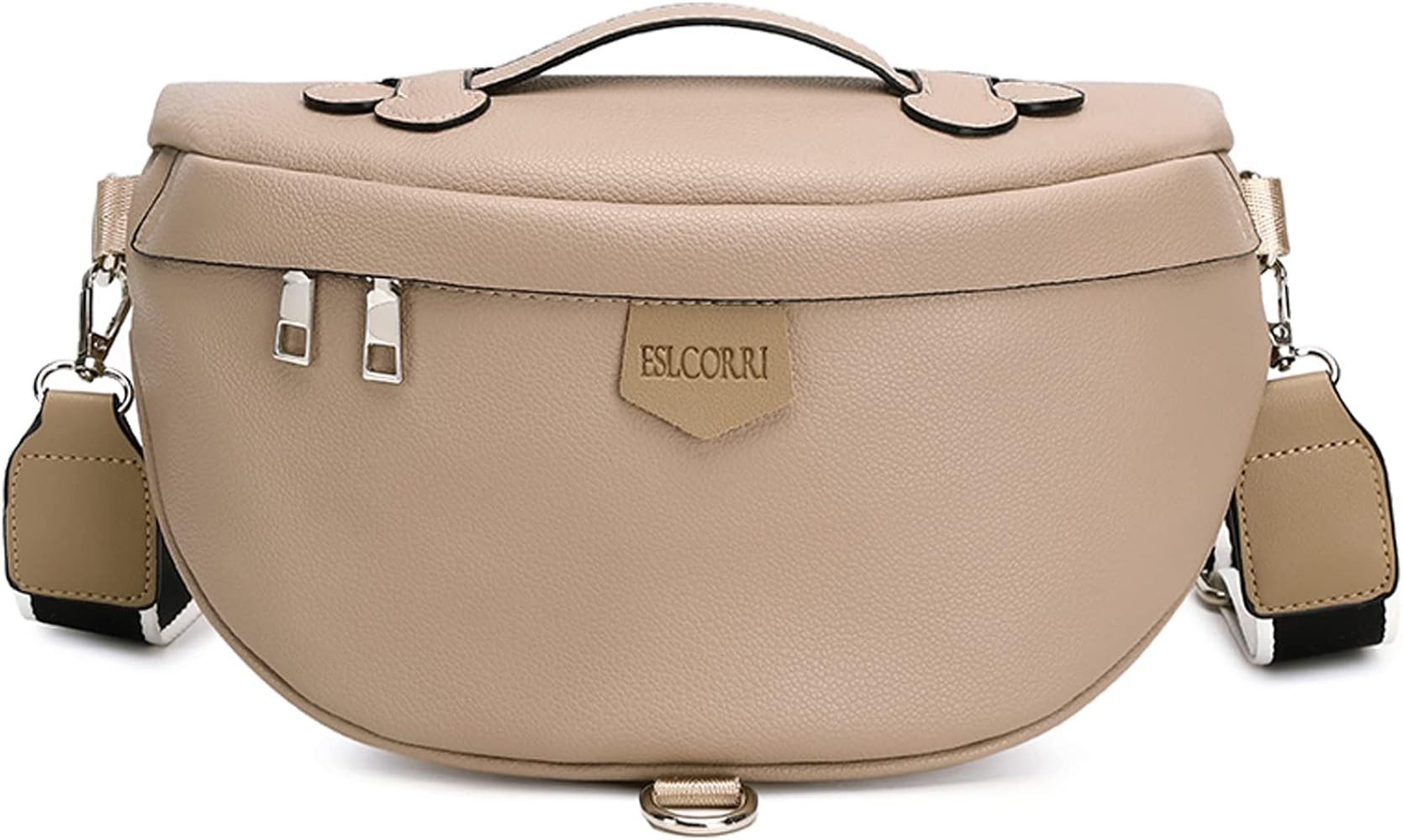 Eslcorri Crossbody Bags for Women - Fashion Sling Purse Shoulder Bag Fanny Pack Leather Causal Ch... | Amazon (US)