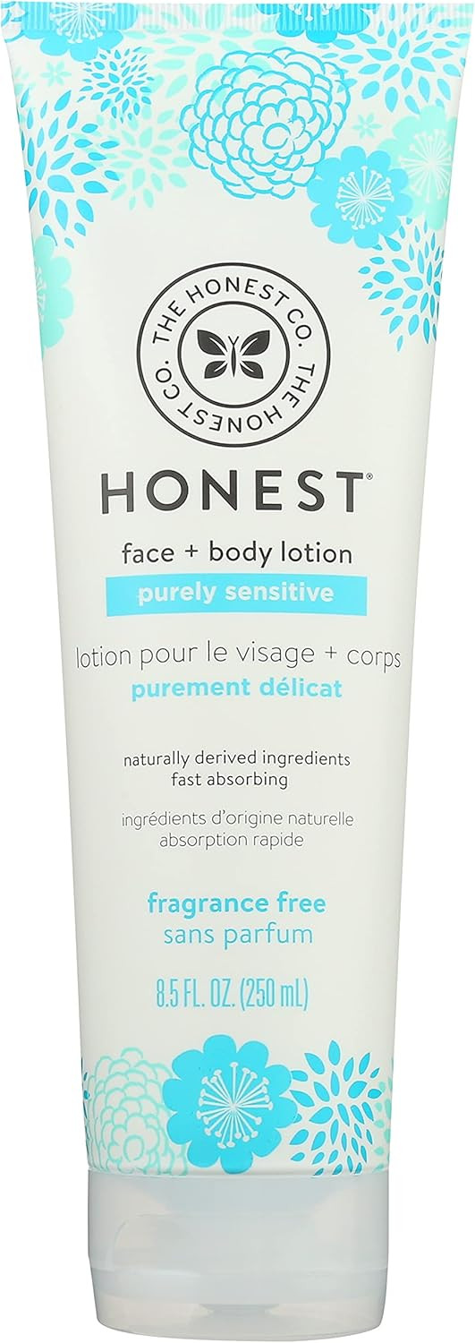 The Honest Company Purely Sensitive Face + Body Lotion | Dermatologist Tested | Fragrance Free | ... | Amazon (US)