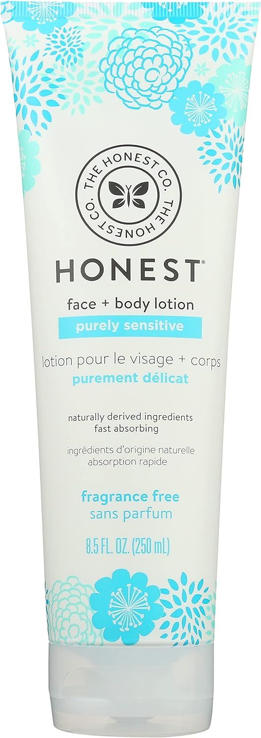 The Honest Company Purely Sensitive Face + Body Lotion | Dermatologist Tested | Fragrance Free | ... | Amazon (US)