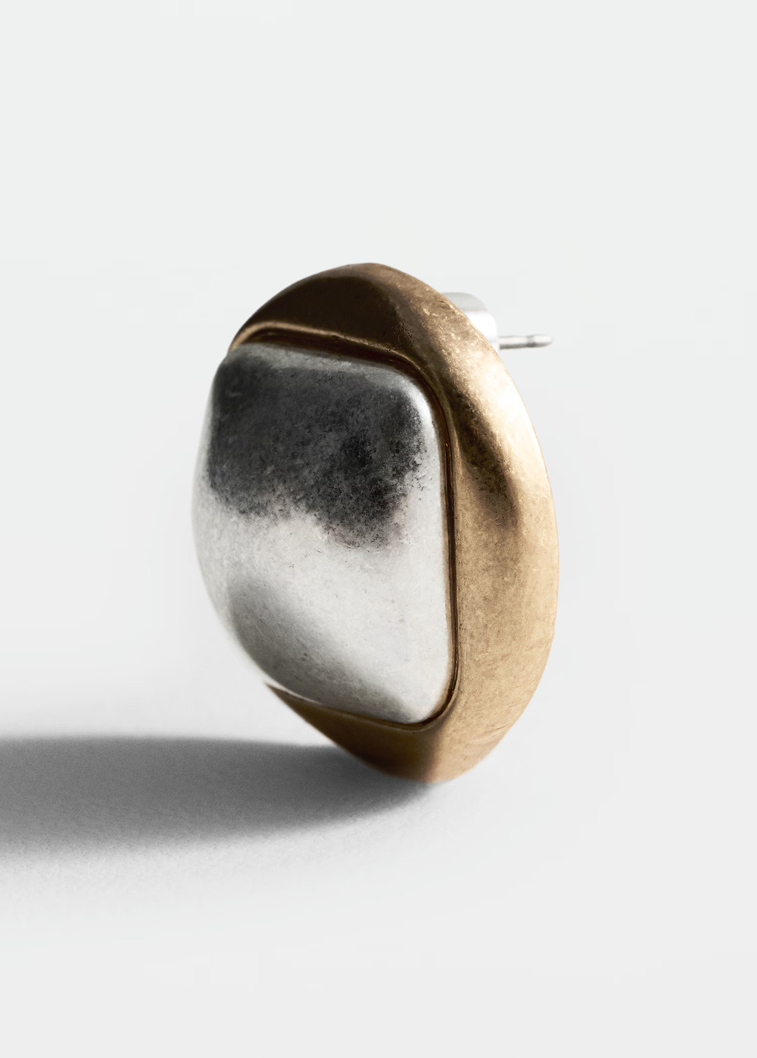 Two-tone earrings - Women | MANGO USA | Mango (US/MX/AU)