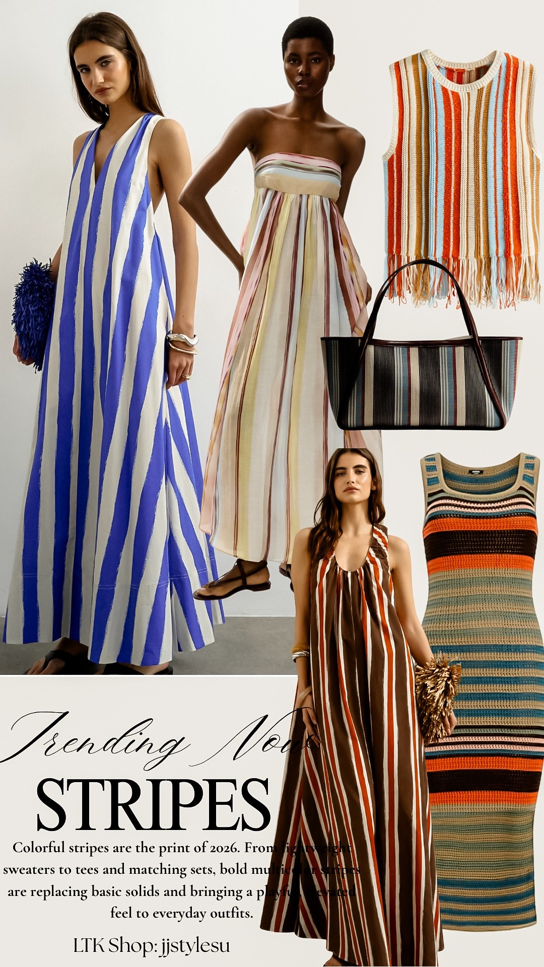 Fashion is art. Style is self-expression. 🎨✨ Colorful stripes are the must-have print of 2026, bringing bold energy to everyday outfits.



#LTKStyle #LTKFashion #LTKFinds #LTKTrendAlert #ColorfulStripes #StripedStyle #SummerFashion #VacationStyle #ResortWear #MaxiDressStyle #FashionTrends2026 #StyleInspiration #WearTheTrend #EverydayStyle #OOTD #FashionBlogger #StyleReport #TrendForecast #ShopMyLook #TheGoodFinds

#LTKSeasonal #LTKOver40 #LTKMidsize