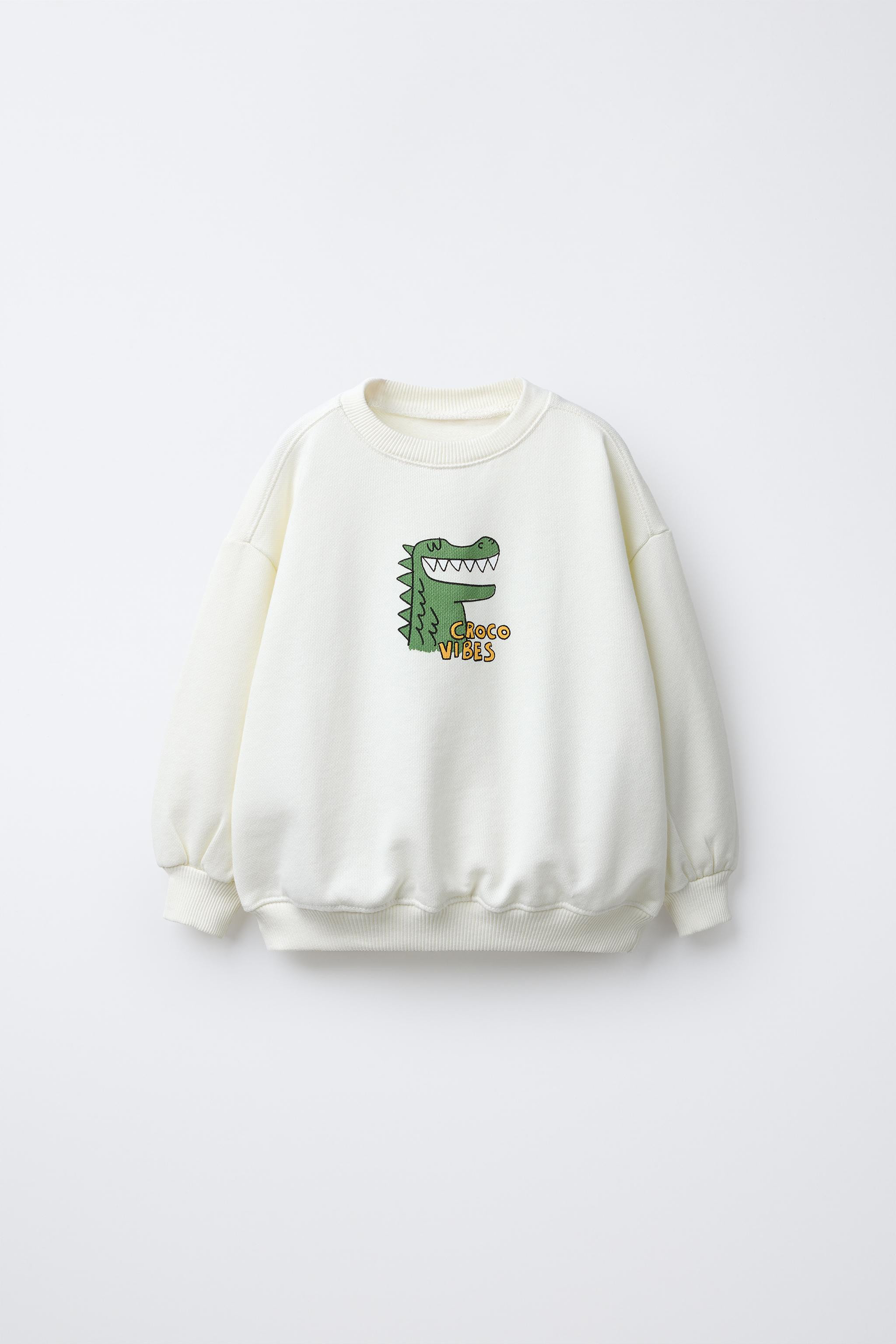 CROCODILE PRINT SWEATSHIRT | Zara US