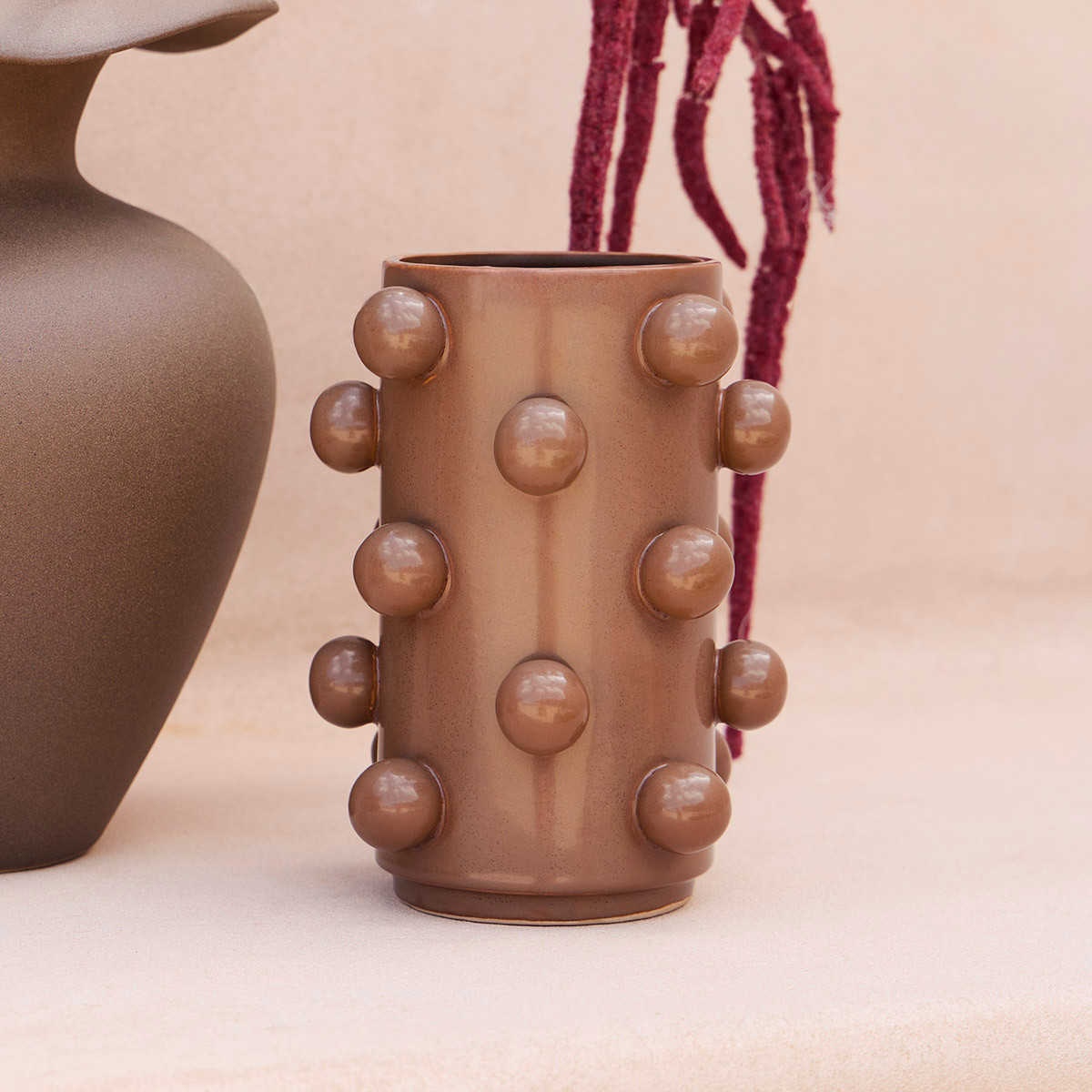 Betty Chocolate Brown Vase | Pillow Talk AU