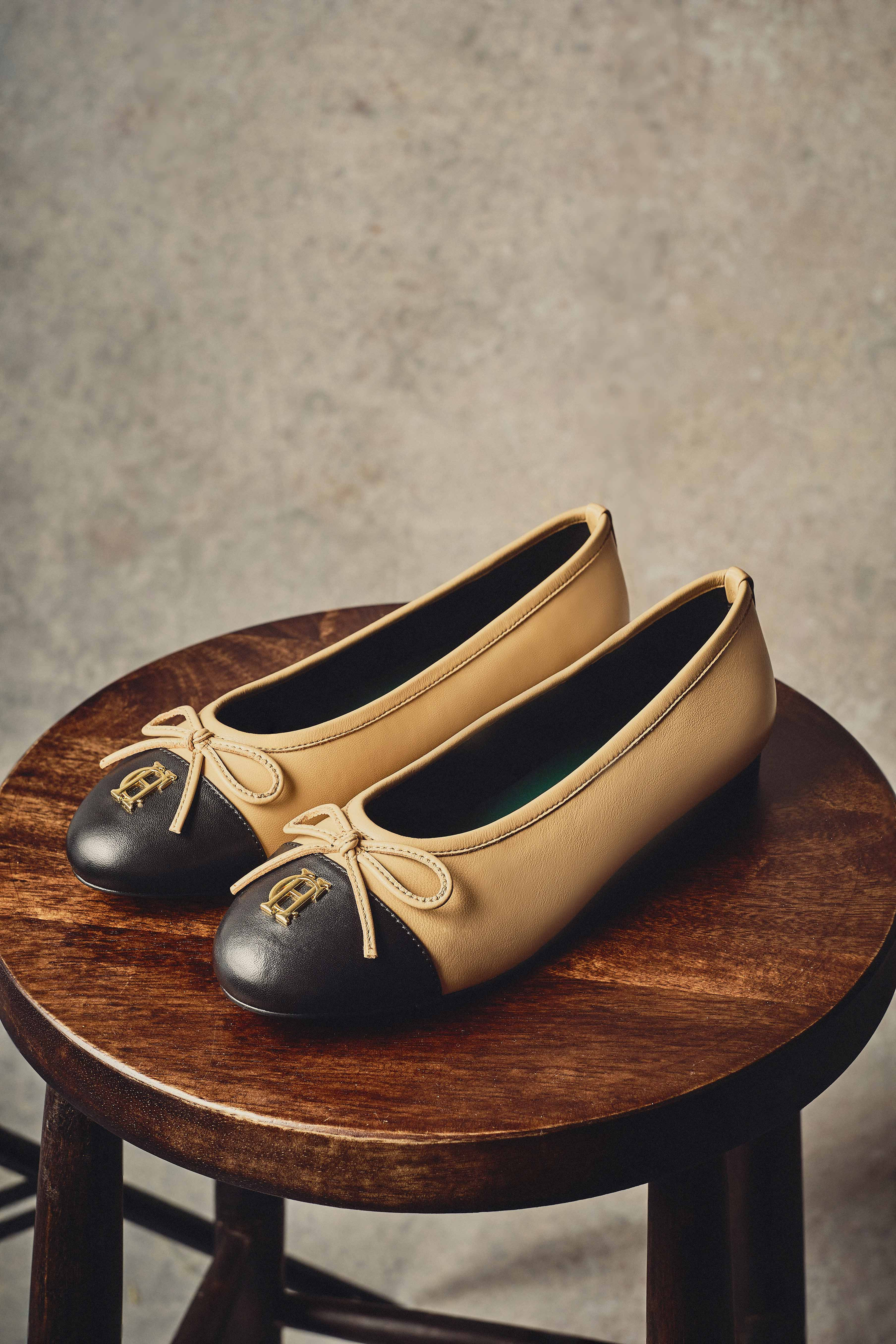 Ballet Shoe (Nude Black) | Holland Cooper
