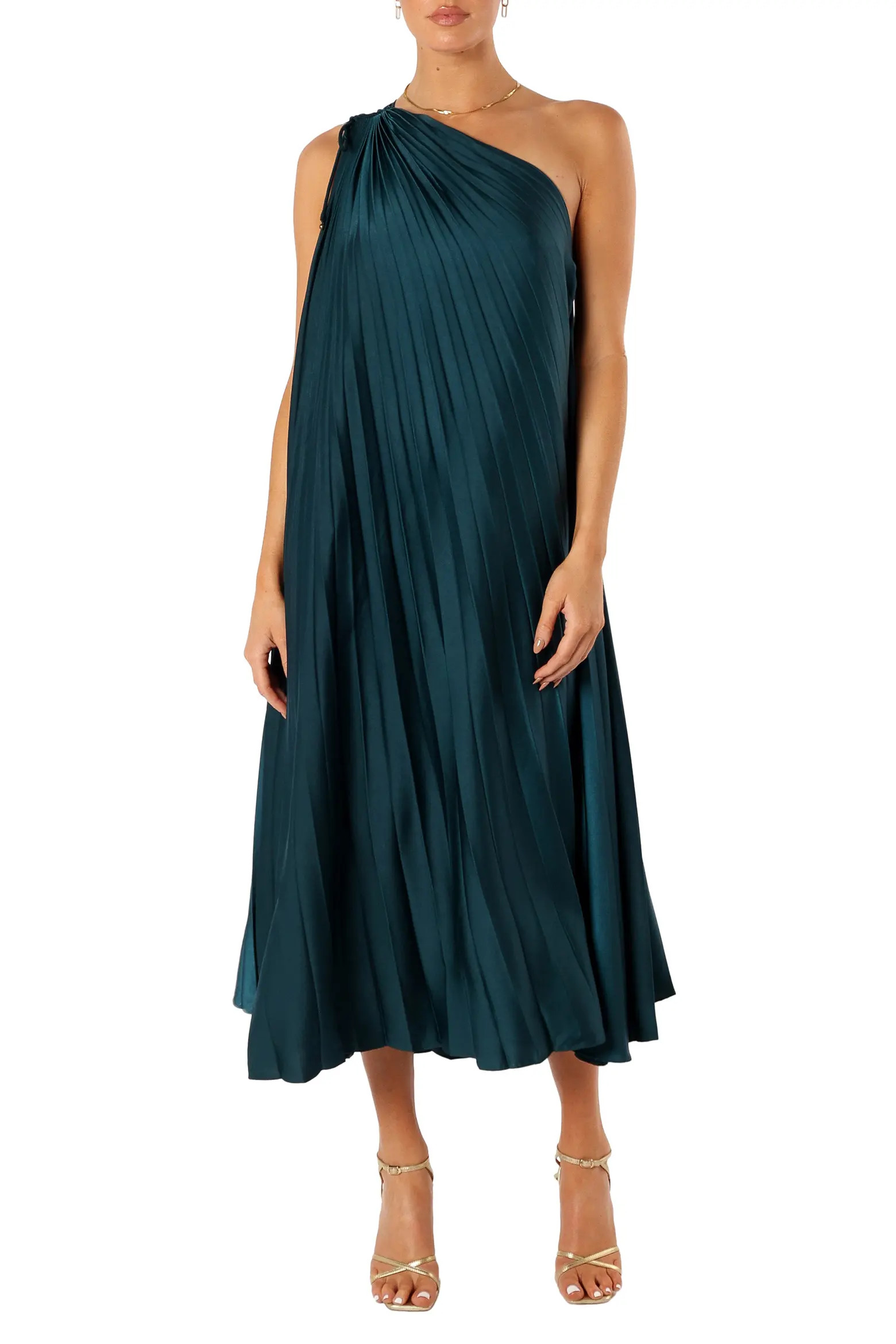 Selena Pleated One-Shoulder Dress (Women) | Nordstrom | Nordstrom