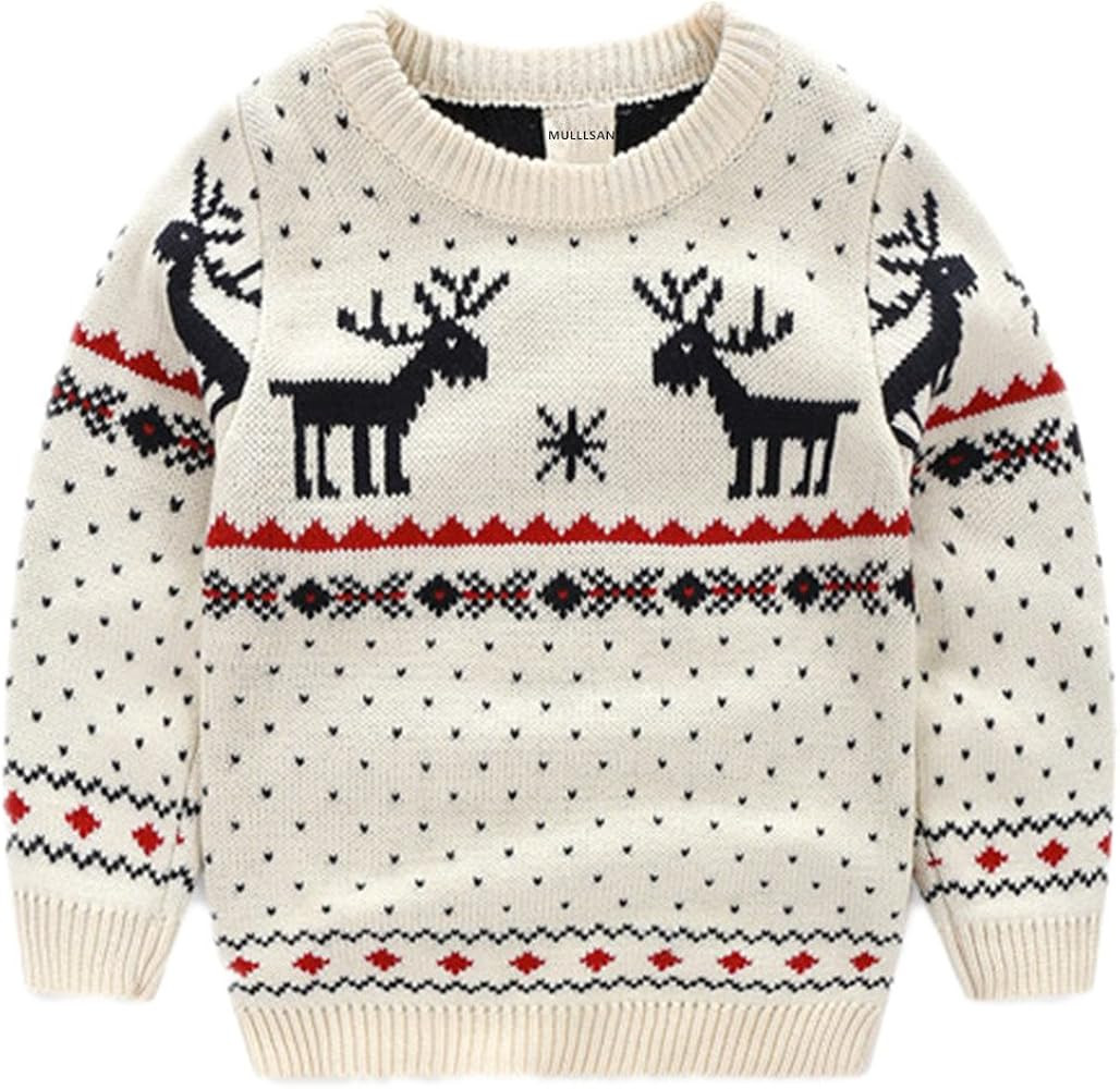MULLSAN® Children's Fireplace Lovely Sweater For Christmas Best Gift | Amazon (US)