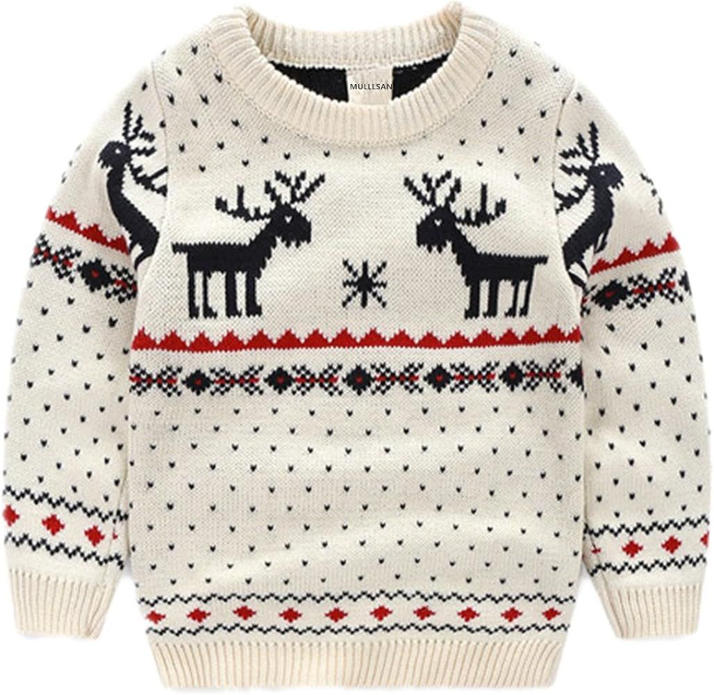 MULLSAN® Children's Fireplace Lovely Sweater for Christmas Best Gift | Amazon (US)