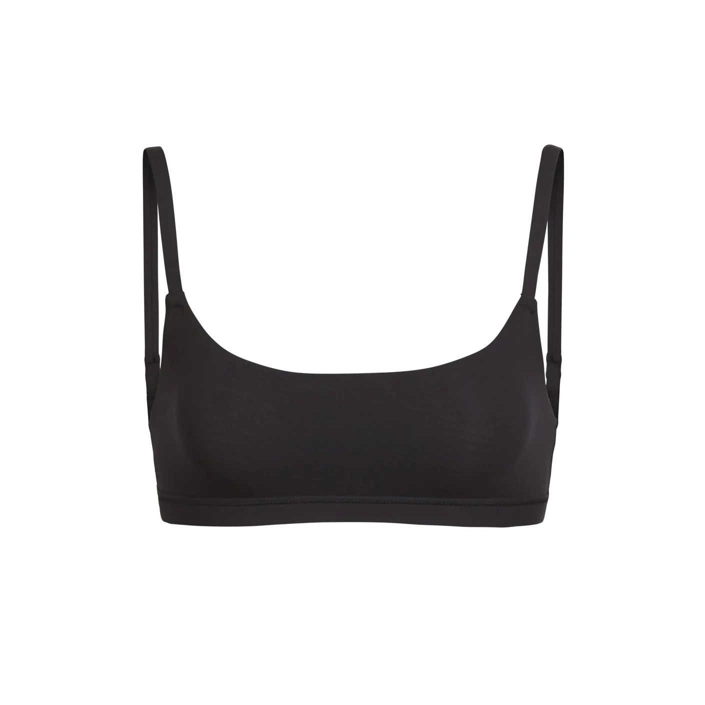 Fits Everybody Scoop Neck Bra - Onyx | SKIMS | SKIMS (US)