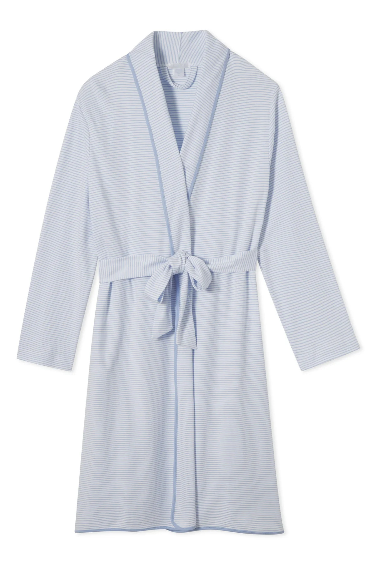 Pima Robe in French Blue | Lake Pajamas