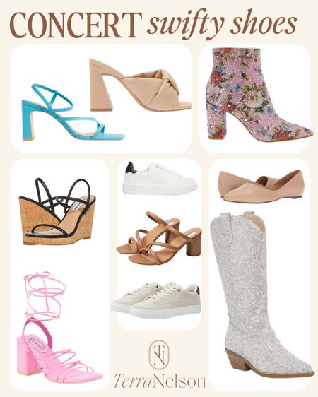 Concert outfit ideas, boots, sandals, shoes. Heels, wedges, Taylor swift, sneakers  

#LTKFind #LTKFestival #LTKshoecrush