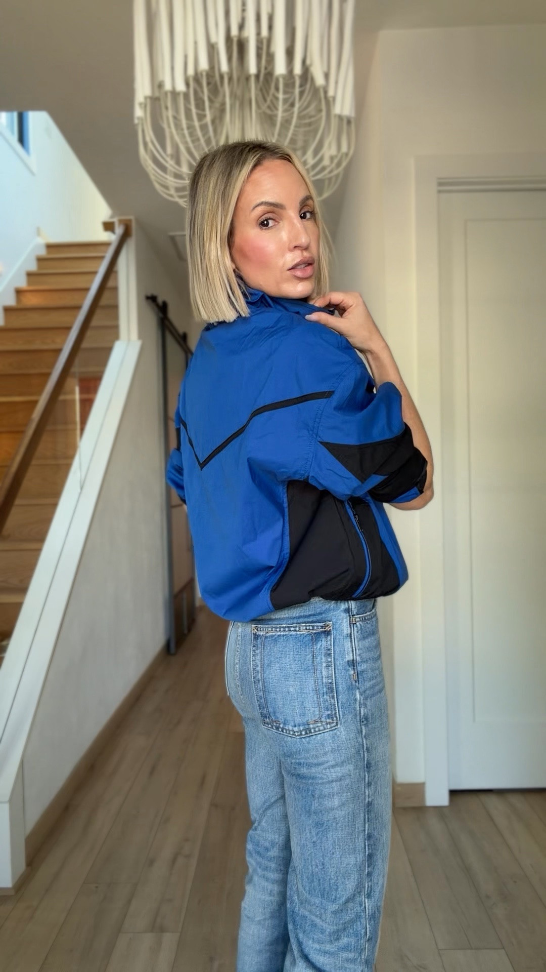 oh this Zara windbreaker so so good, I’m wearing a medium. My jeans I believe are sold out, but I linked some ones below. boots run tts ￼

#LTKOver40 #LTKTall #LTKootd
