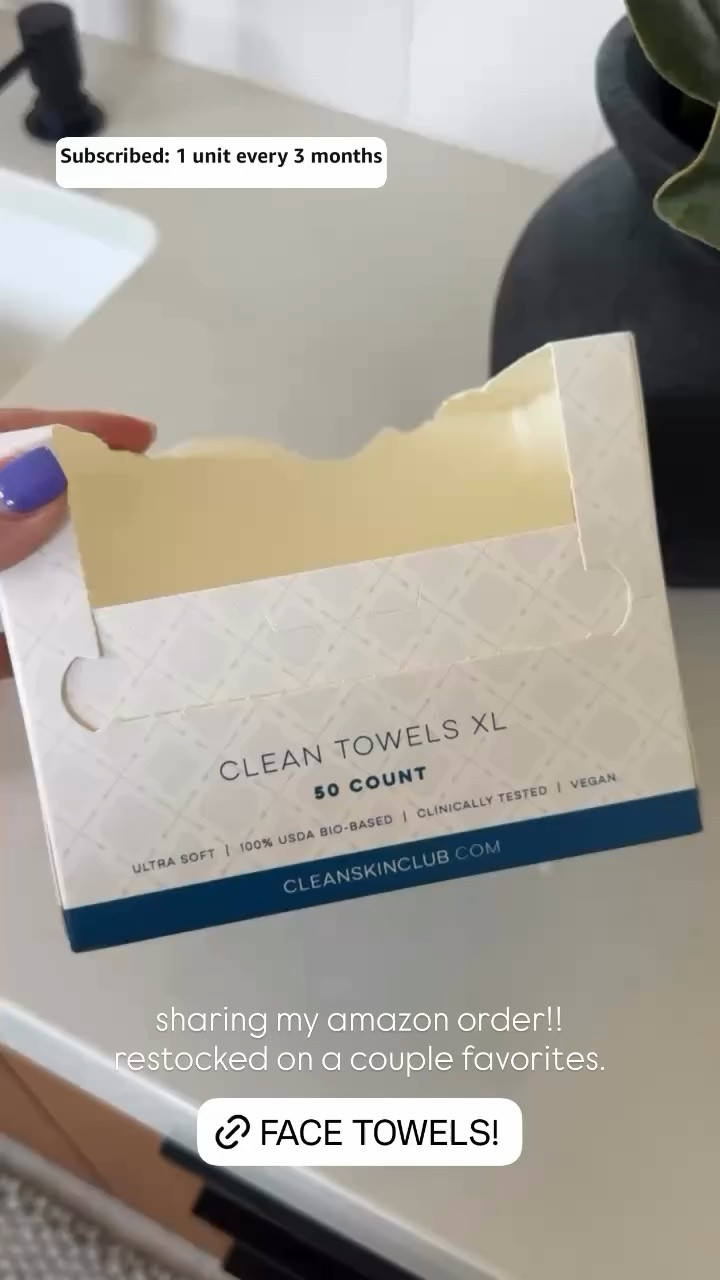sharing my amazon order!! restocked on a couple favorites.