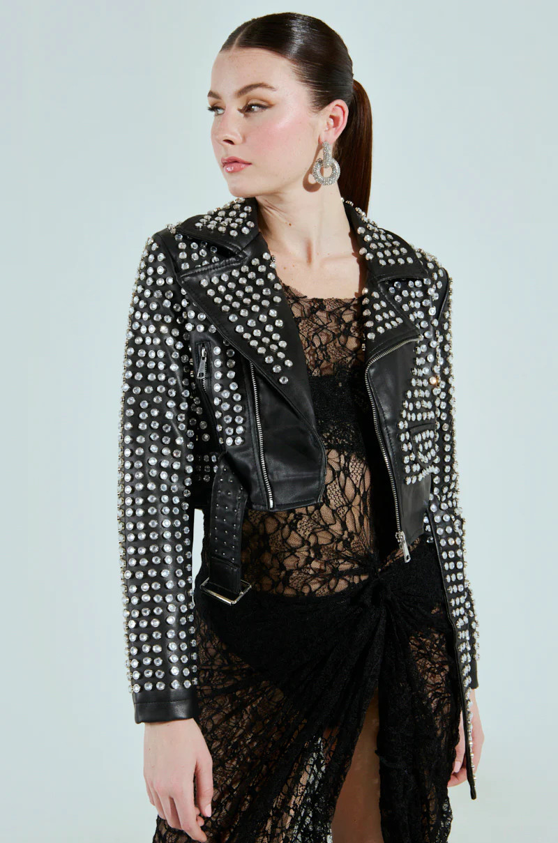 DEMI EMBELLISHED MOTO | AKIRA