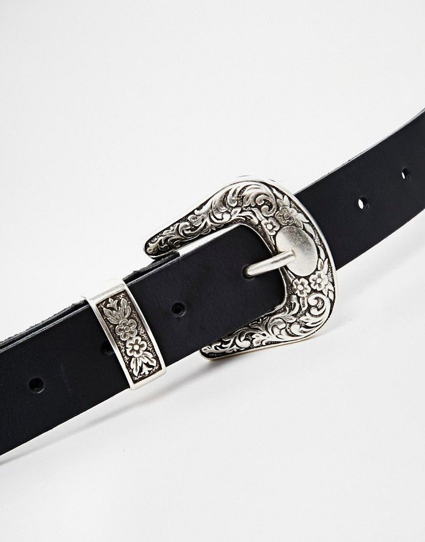 ASOS Leather Western Tip Waist And Hip Belt | ASOS US