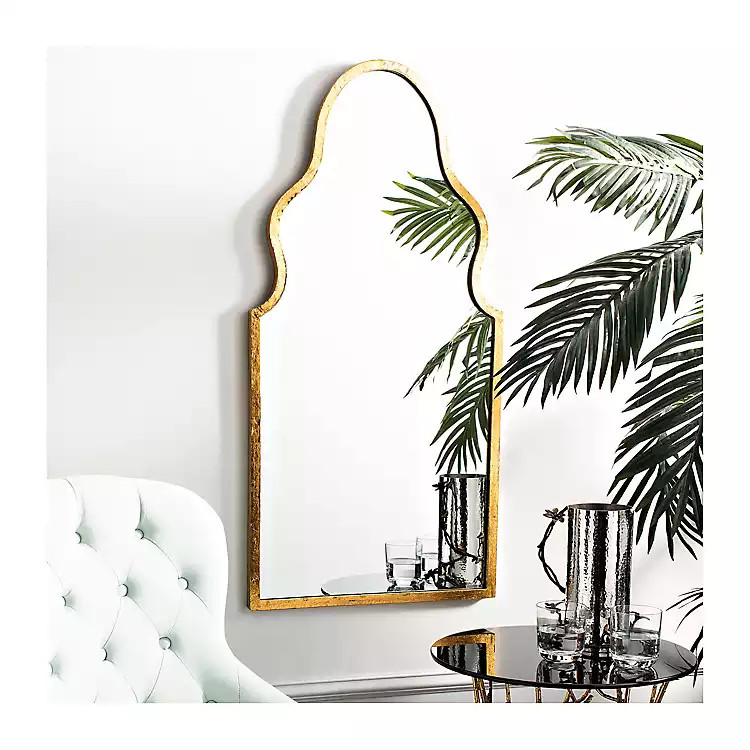 Gold Foil Arched Mirror | Kirkland's Home