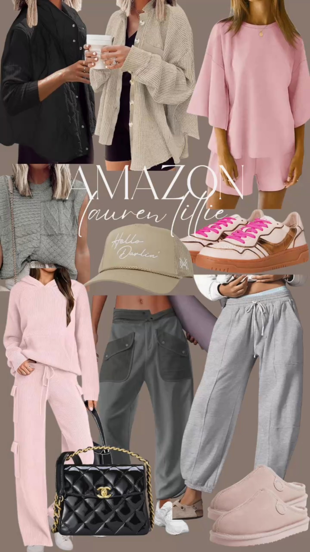 NEW from Amazon! How cute are these barrel sweatpants?! 

Fall outfit. Fall style. Set. Casual set. 