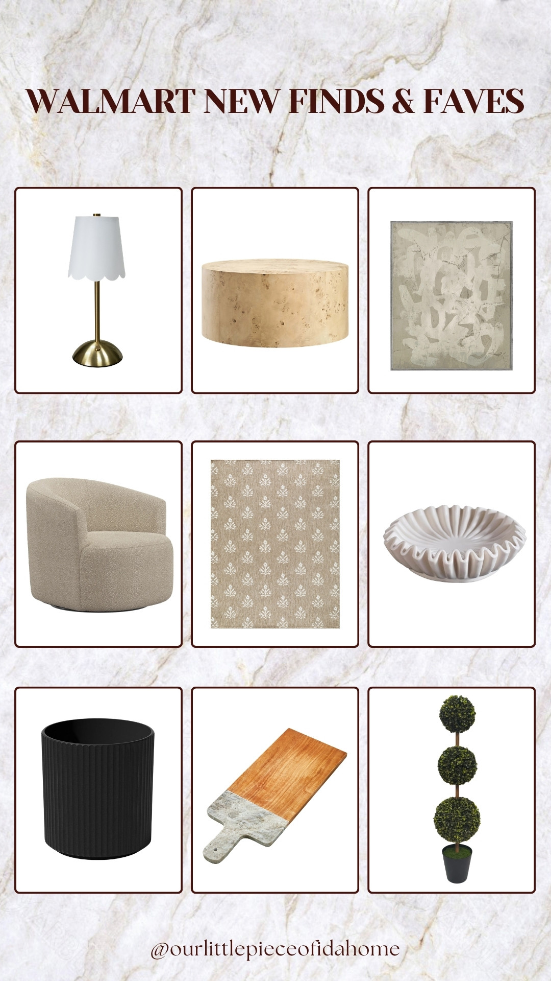 I rounded up some of my recent Walmart home finds that feel elevated but still practical for everyday use.

I look for pieces like this that bring in texture, warm neutrals, and simple shapes that layer easily into any room without feeling overdone.
 @Walmart
 

#LTKU #LTKSaleAlert #LTKHome