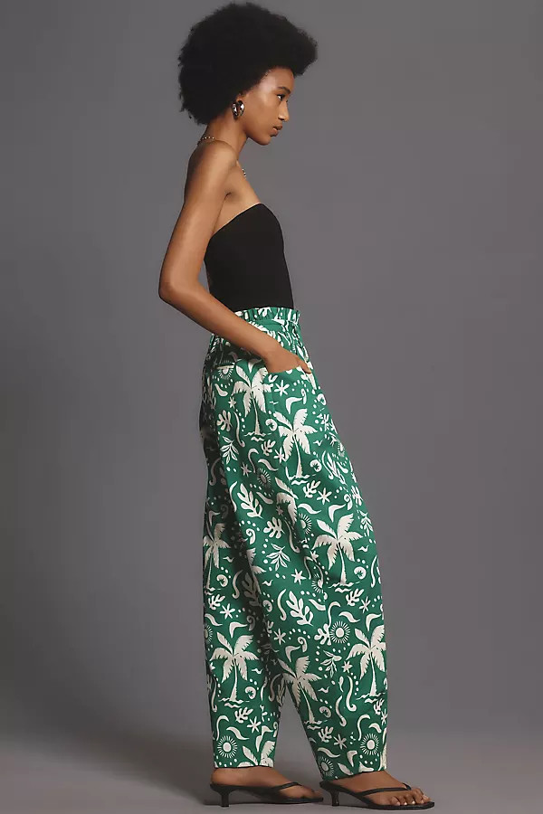 Corey Lynn Calter Paperbag Barrel Pants | Anthropologie (US)
