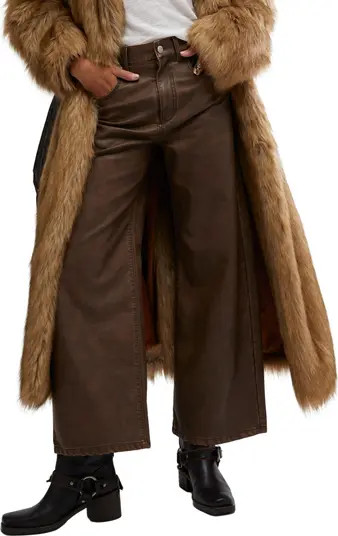 Free People Misha Faux Leather Pants | Nordstrom | Nordstrom