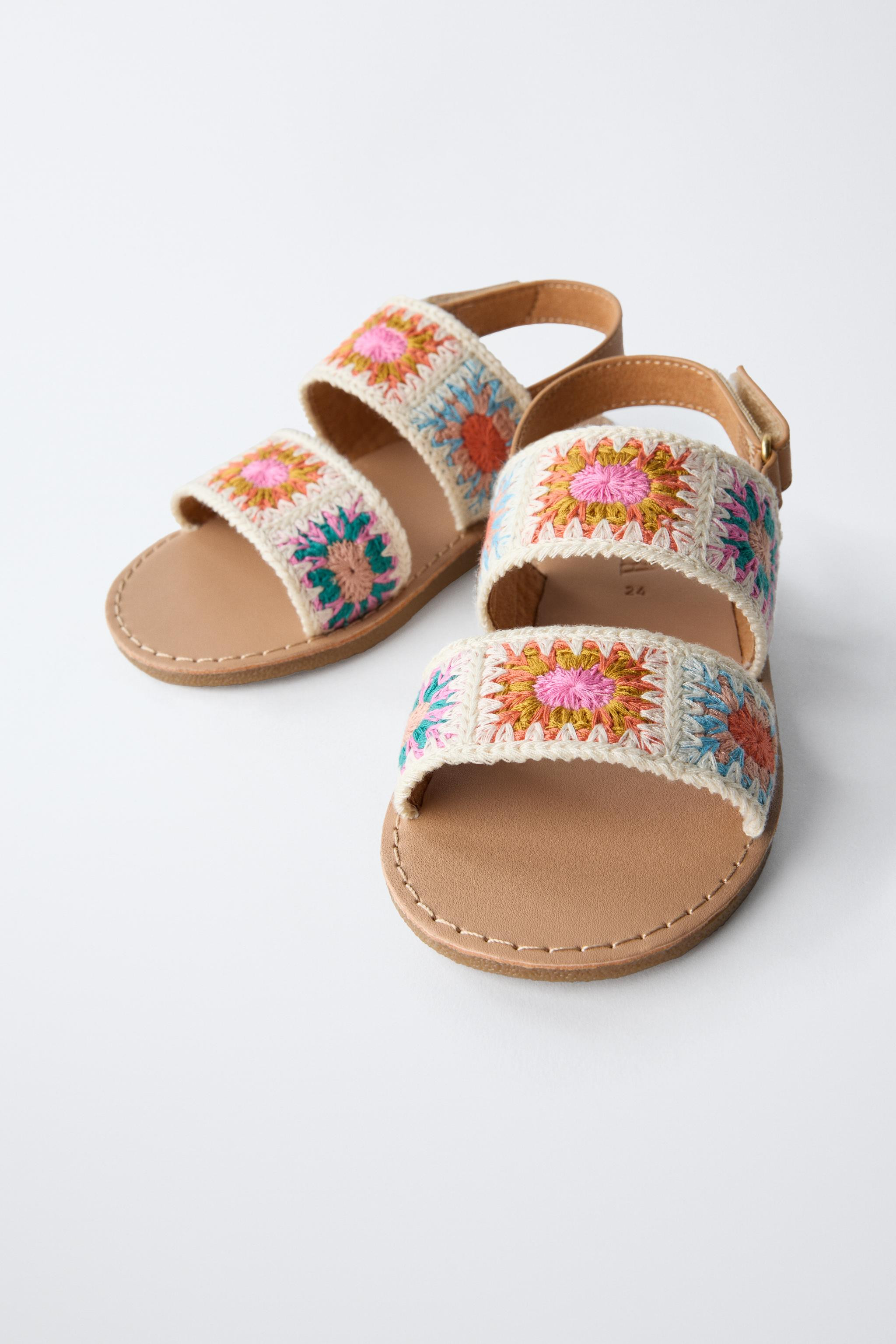 CROCHET SANDALS | Zara UK