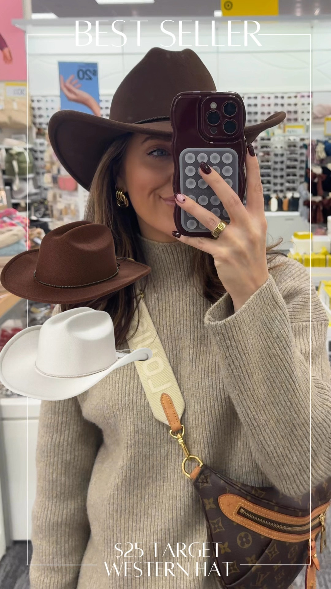 Best selling $25 target cowgirl hat! Comes in 2 colors and the perfect addition to make any outfit a western outfit 

#LTKFindsUnder50 #LTKStyleTip