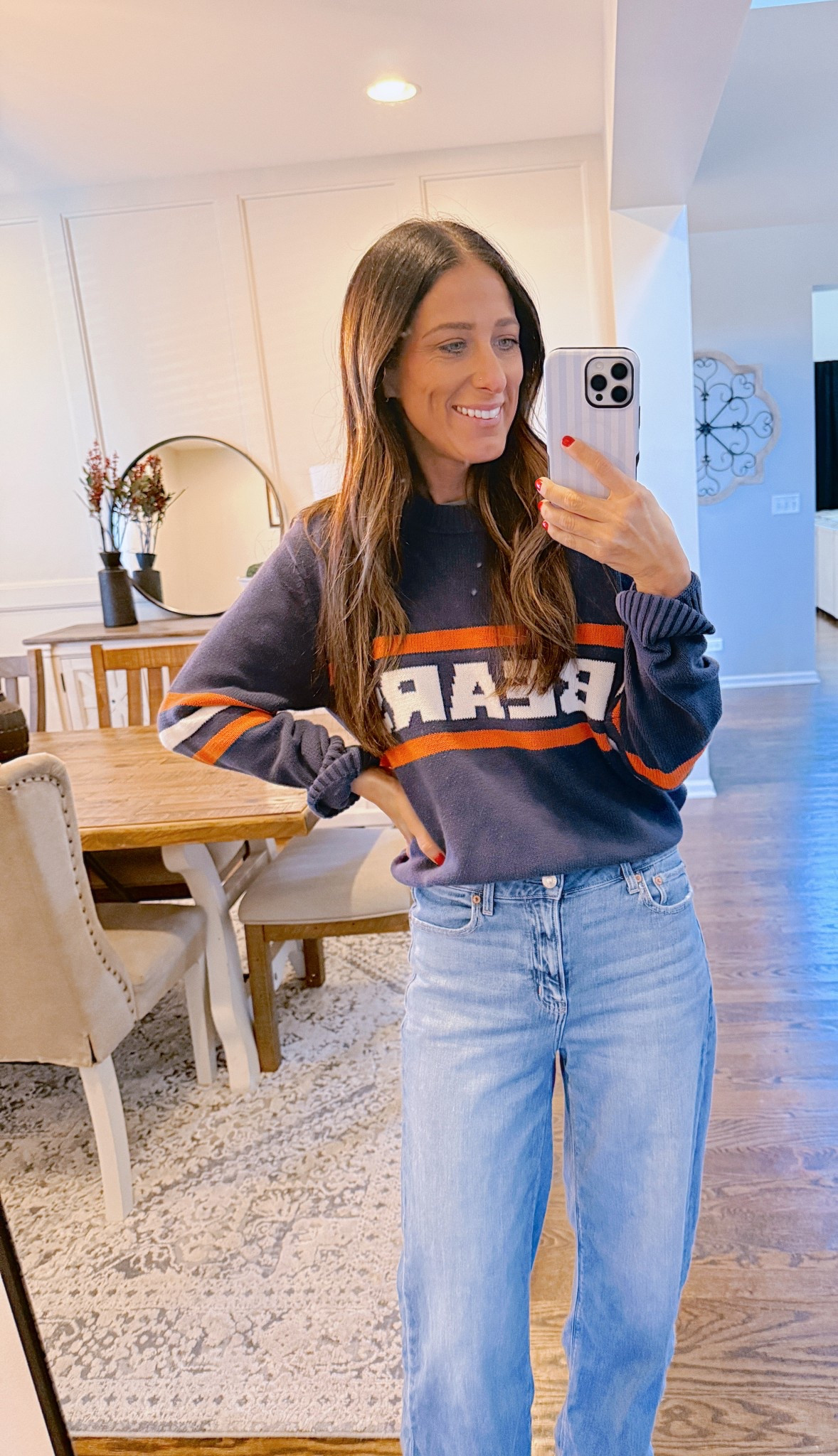 Game day outfit. It’s way more fun when your team is finally winning 🤣