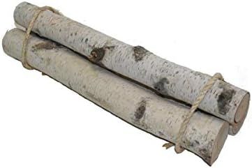 Wilson Enterprises Set of 3 Roped Bundle of Birch Logs | Amazon (US)