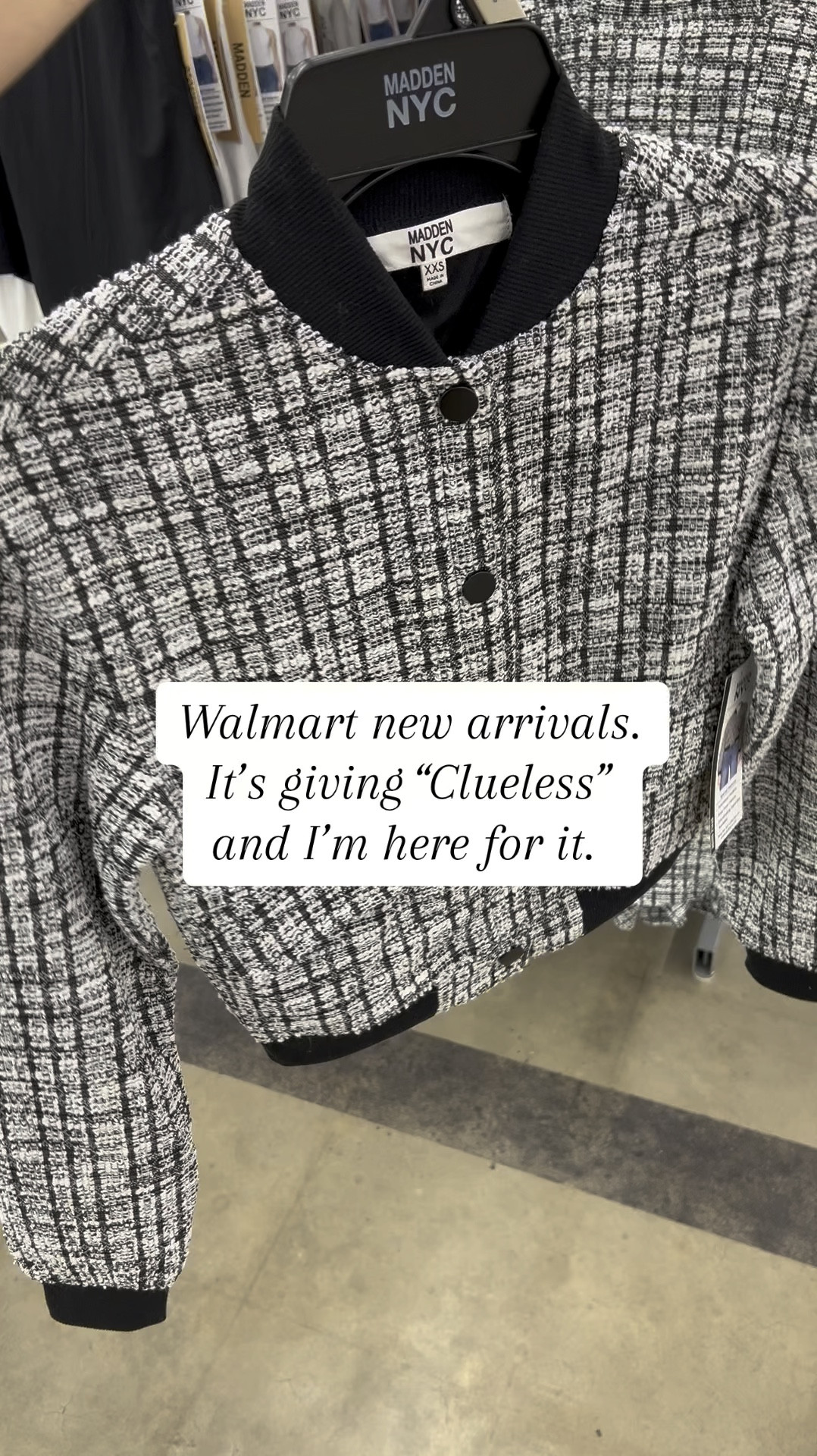 The cutest tweed pieces at Walmart 

#LTKFindsUnder50 #LTKWorkwear #LTKVideo