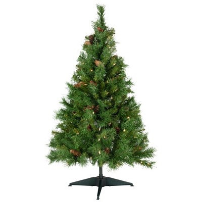 Northlight Pre-Lit Full  Pine Artificial Christmas Tree - 4' - Clear Lights | Target