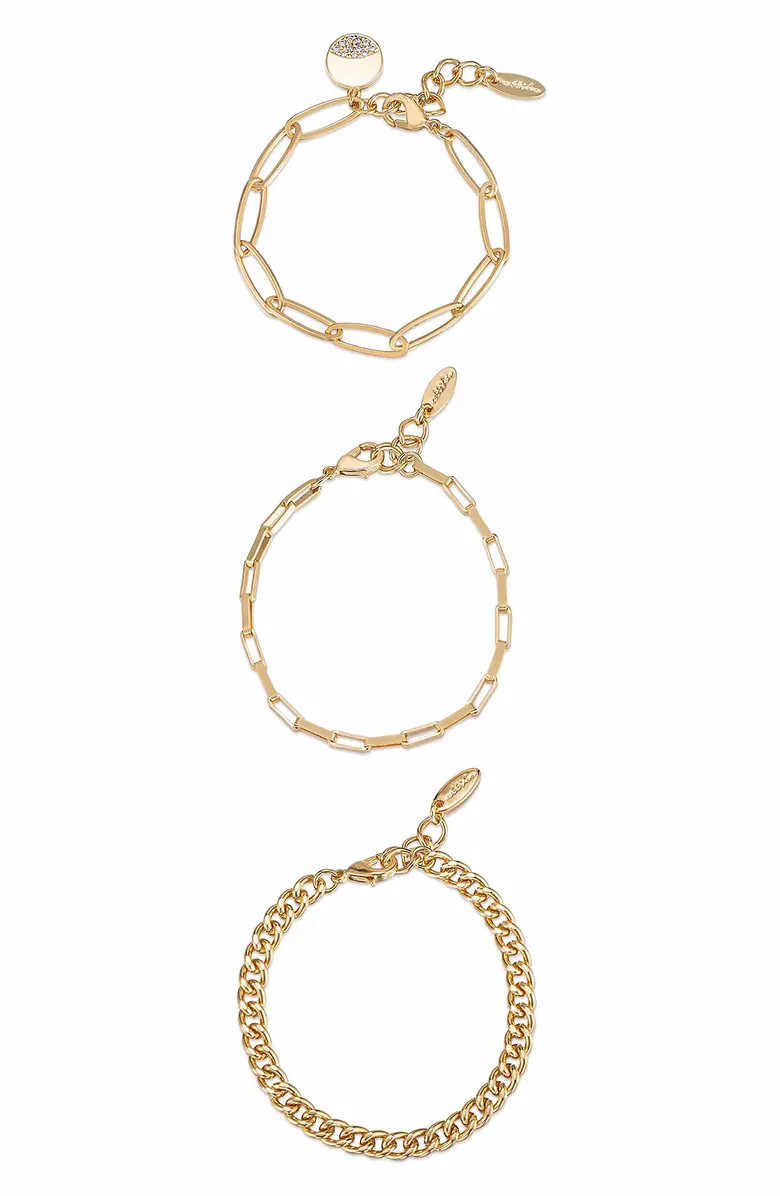Set of 3 Chain Link Bracelets | Nordstrom