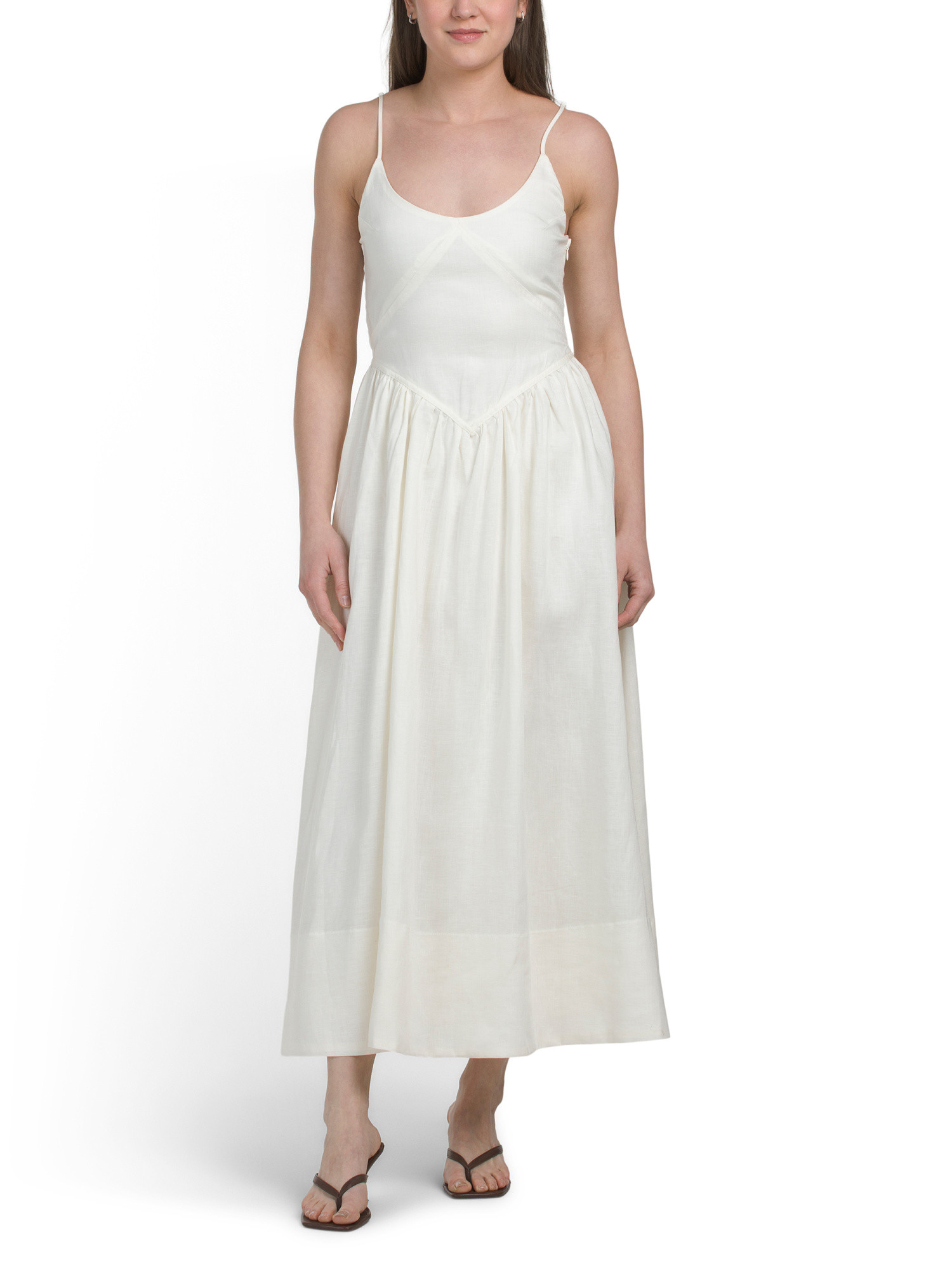 Linen Blend Melinda Dress | TJ Maxx