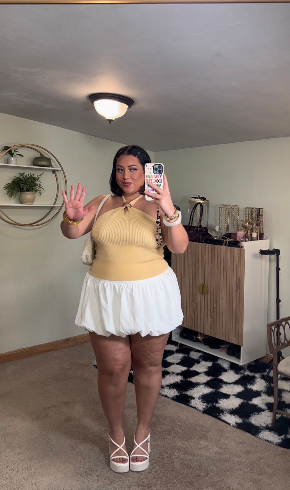 Size size XL skirt and L top 🍍

#LTKMidsize #LTKPlusSize #LTKSeasonal