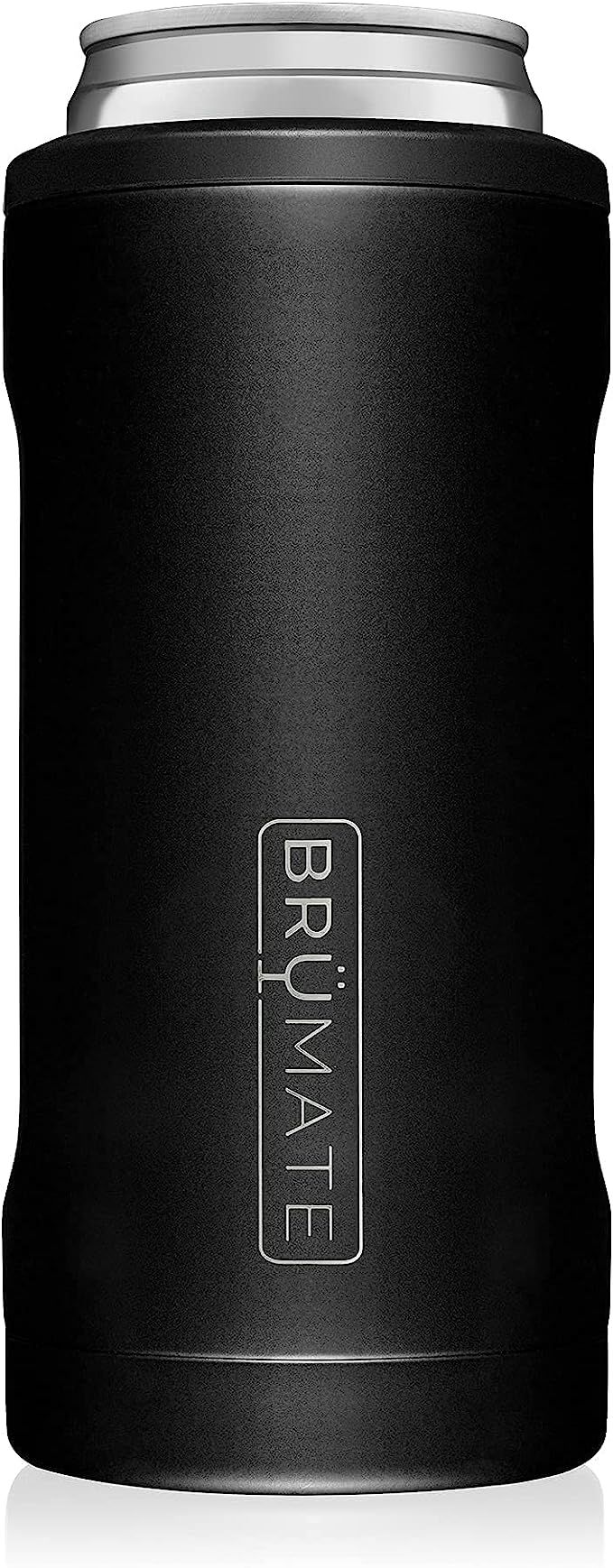 Amazon.com: BrüMate Hopsulator Slim Can Cooler Insulated for 12oz Slim Cans | Skinny Can Coozie ... | Amazon (US)