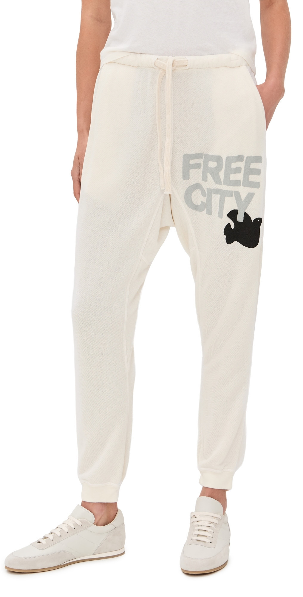 FREECITY Super Fluffy Pocket Sweatpants Creamy Yumm L | Shopbop